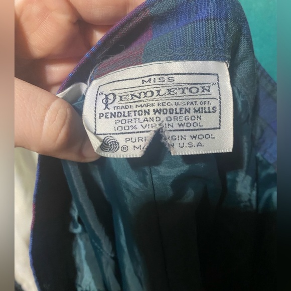 Pendleton: vintage plaid skirt - Picture 5 of 5